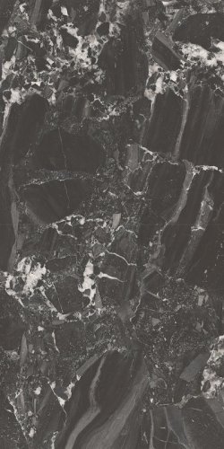 Риальто чёрный матовый обрезной 80x160x0,9