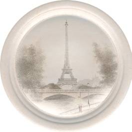 Декор Сорбонна матовый 16x16x1,2