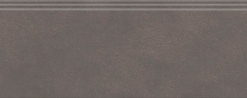 Плинтус Чементо коричневый тёмный матовый обрезной 30x12x1,3