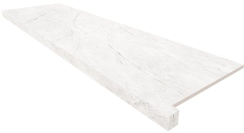 Подоконник угловой NL00 33х120 непол. с боковым выступом (левый)