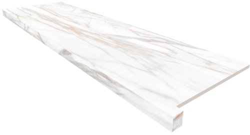 Подоконник угловой SM02 33х120 полир. с боковым выступом (правый)