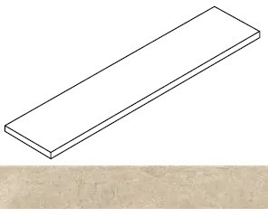 Ступень Rinascente Fusion Creta угловая левая 33x120