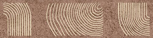 KMB2TGL006BR Руссильон коричневый матовый обрезной 30x7,2x0,9 бордюр