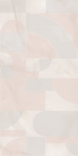 KMD3STA105BR Сен-Тропе розовый светлый глянцевый обрезной 60x119,5x0,9 декор