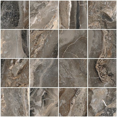Marbleset Мозаика Оробико Темный Греж 7ЛПР 7,5х7,5 30х30