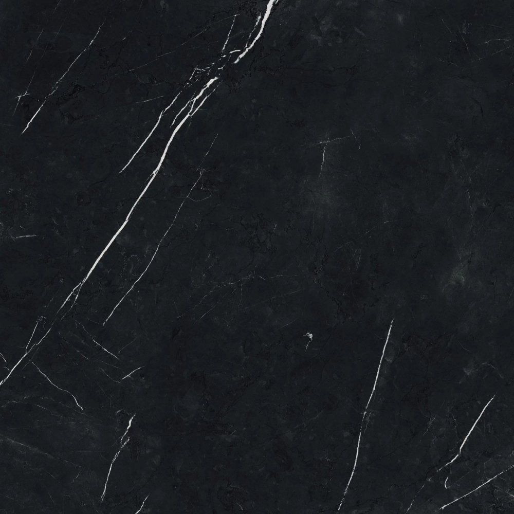 Forte Dei Marmi Elegant Black Mat Rett  80×80