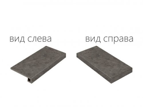 Charme Evo Antracite Scalino Angolare Destro 33х60