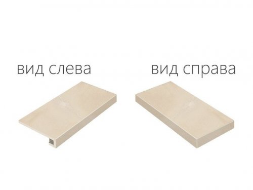 Charme Evo Onyx Scalino Angolare Destro 33х60