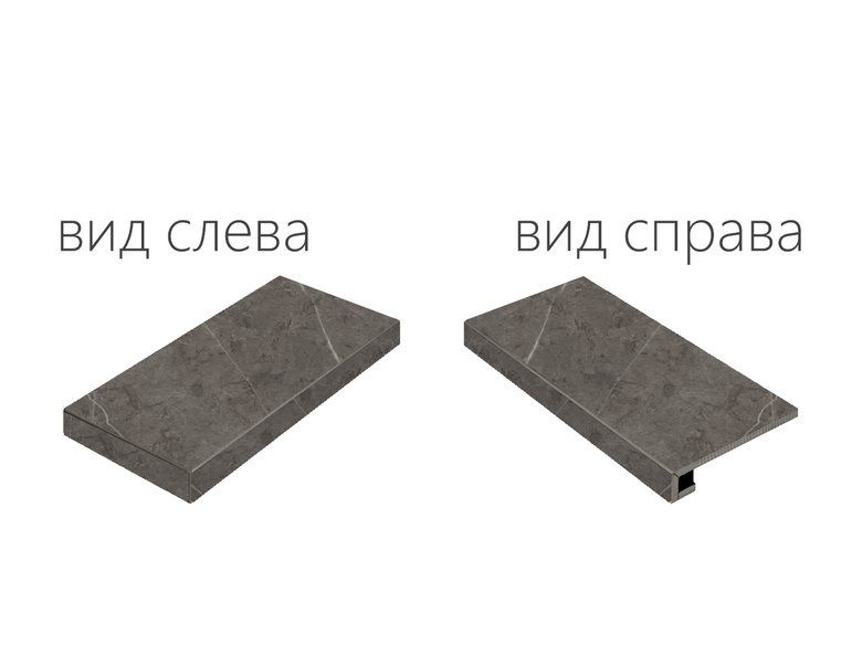 Charme Evo Antracite Scalino Angolare Sinistro 33х60