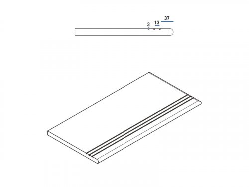 Everstone Desert Gradino Round Grip DX  30×60