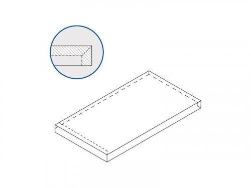 Genesis Moon White Scalino Ang. SX 33 x 60