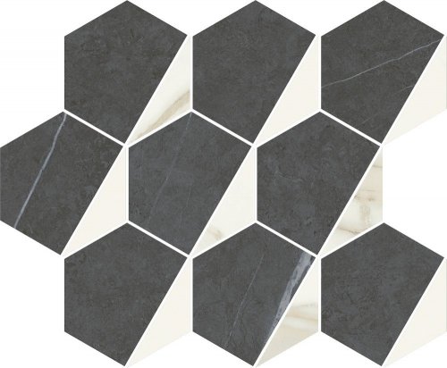 Metropolis Mosaico Hexagon Cold 25,4x31