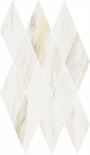 Stellaris Carrara Ivory Mosaico Diamond  28×48