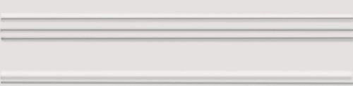 Бордюр Багет Альвао Белый Матовый 20х5